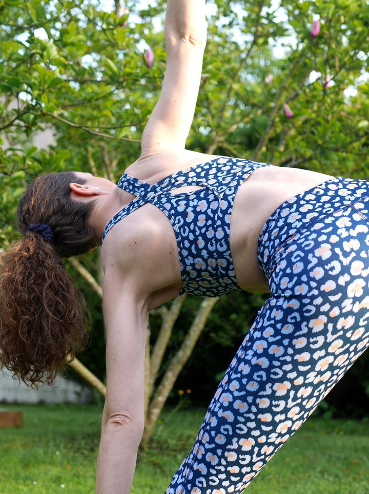 brassière mesange panthere bleue ecoresponsable et made in france