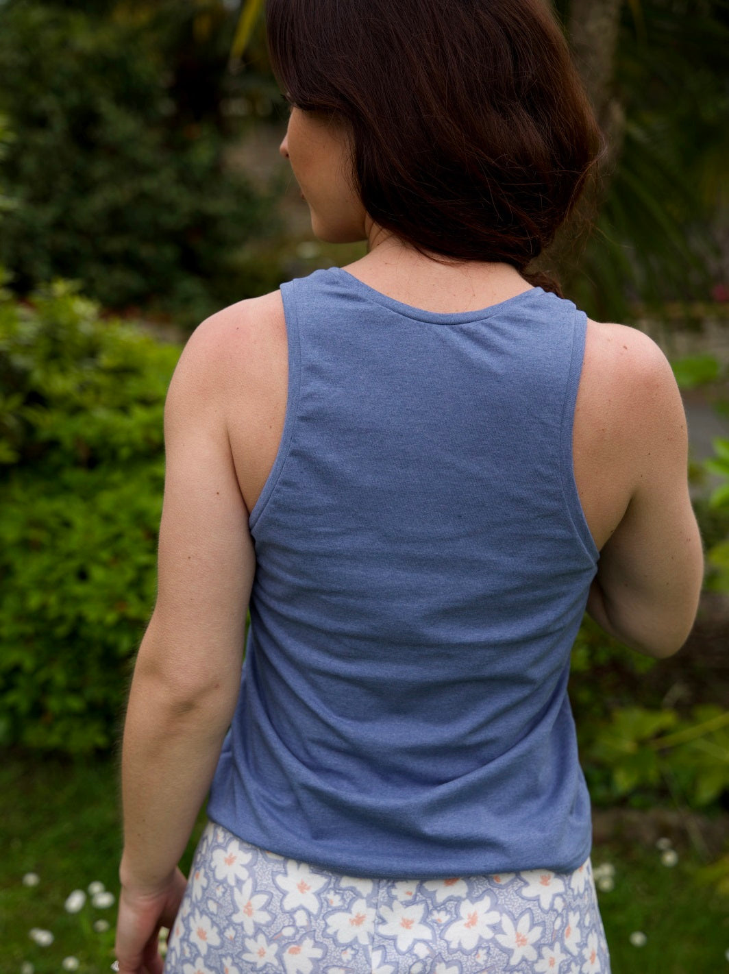 geopelie débardeur pyjama rossignol bleu lavande