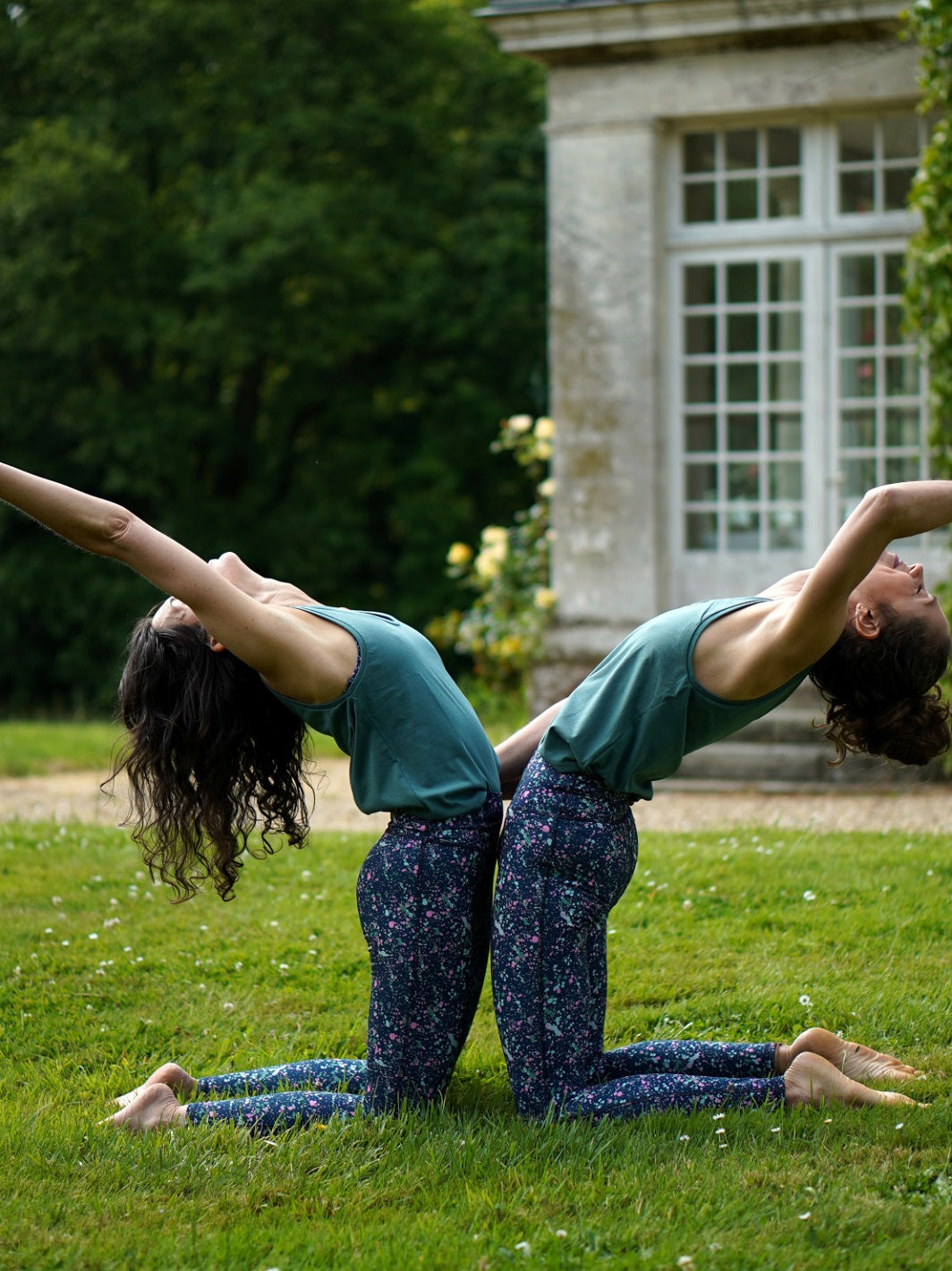 debardeur yoga sibia vert ecoresponsable et made in france