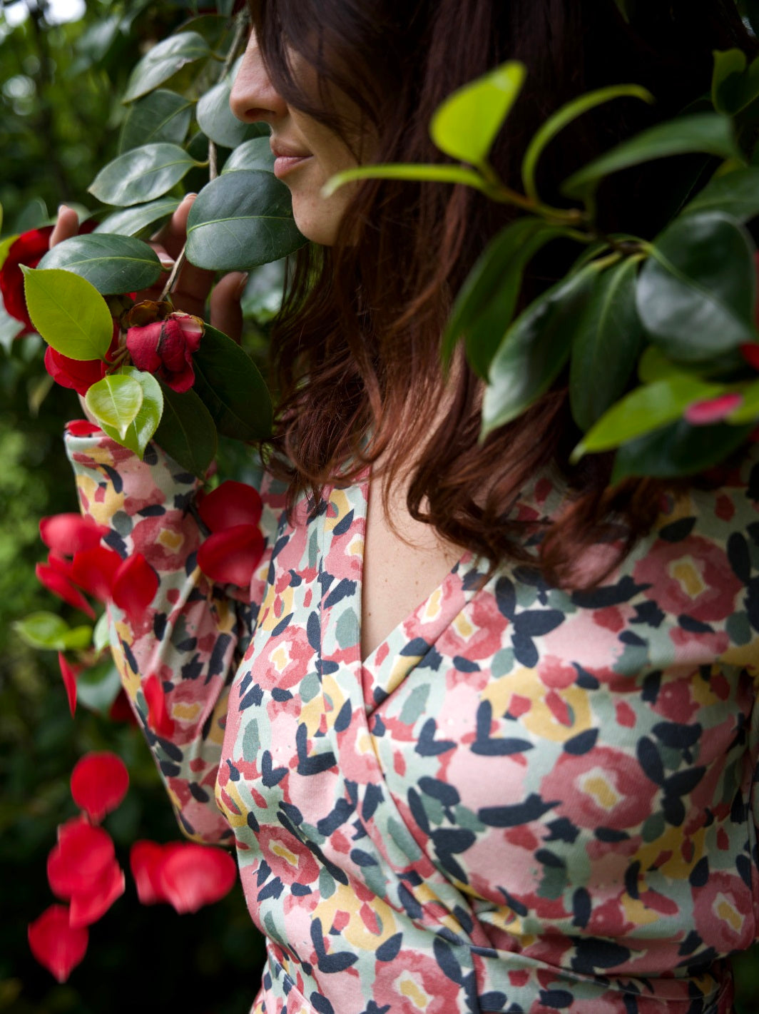 ensemble pyjama pantalon kimono au jardin ecoresponsable et made in france