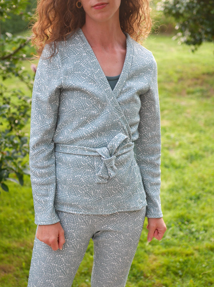 kimono pyjama fauvette comètes ecoresponsable et made in france