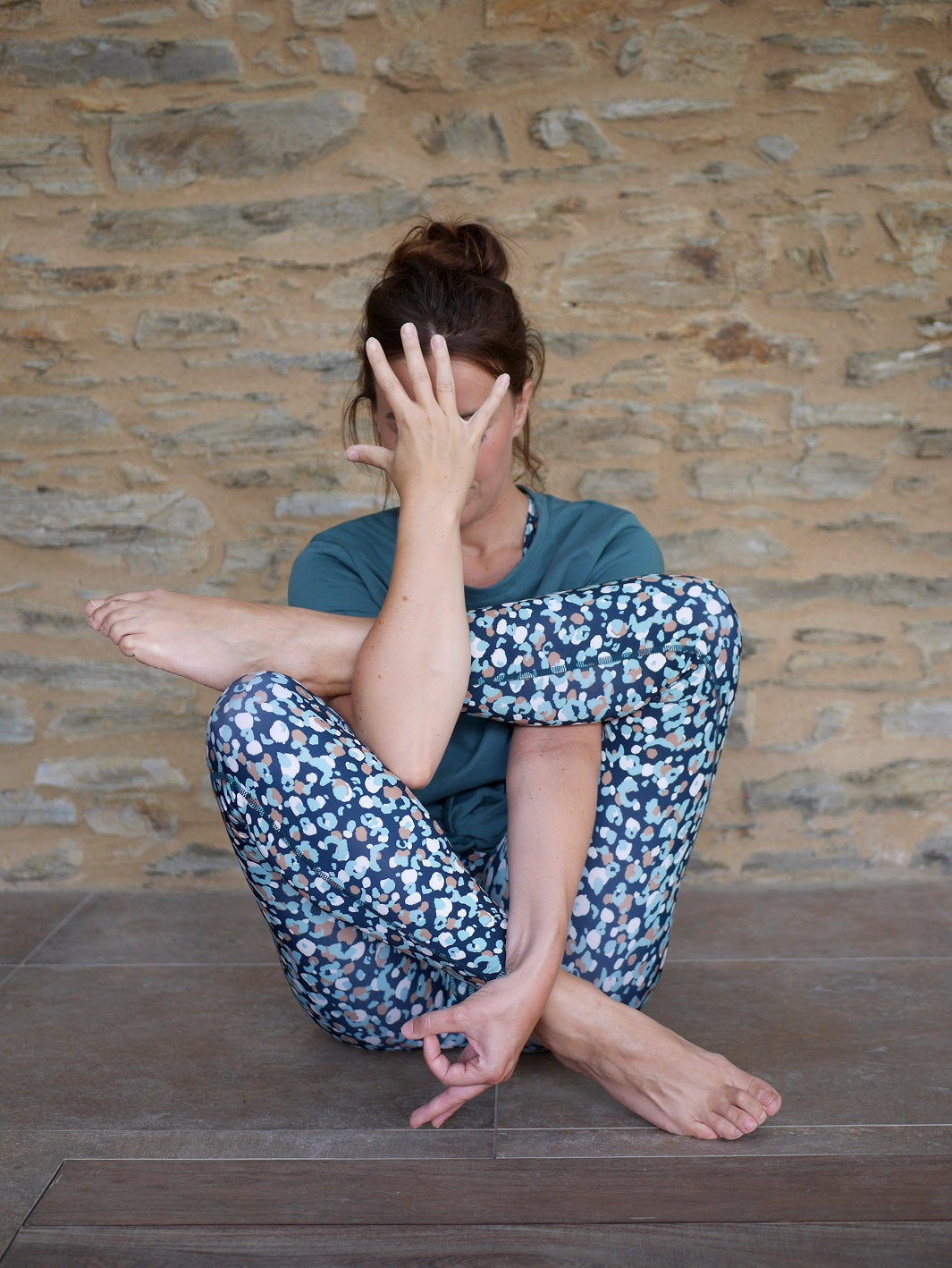 COLIBRI leggings Green panther
