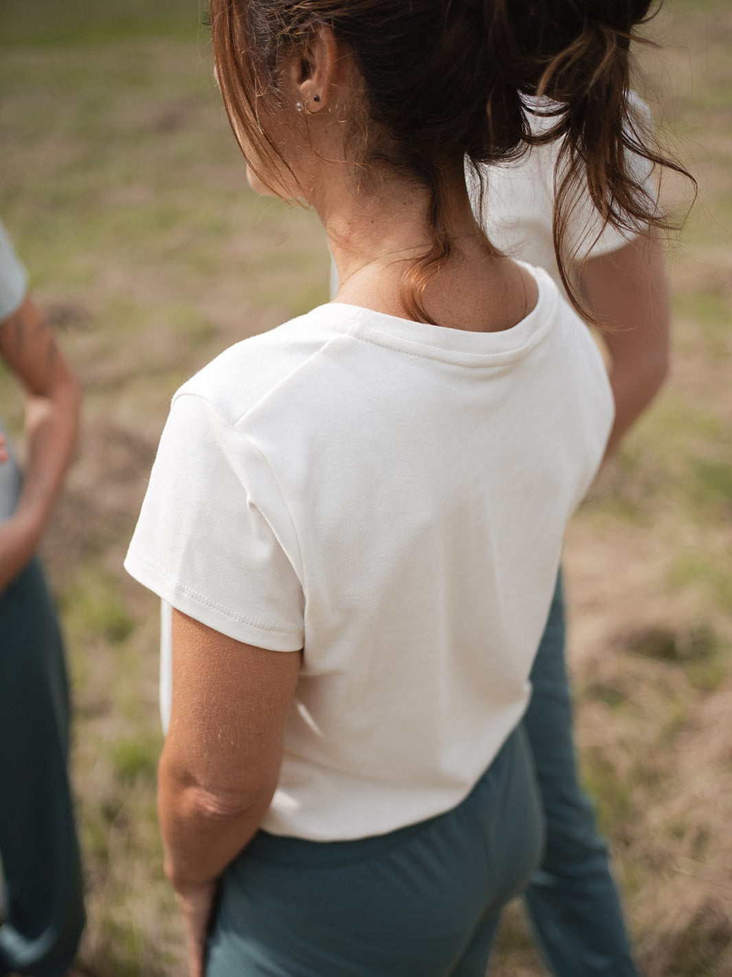 t-shirt pelican crème bio