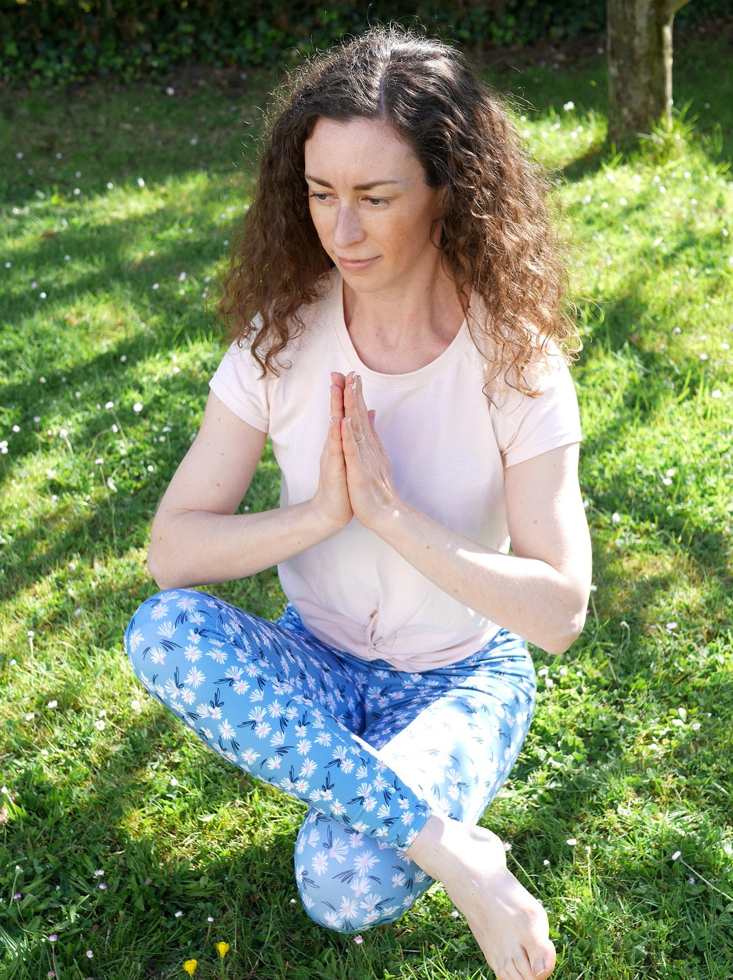 legging yoga femme écoresponsable motif éclosion