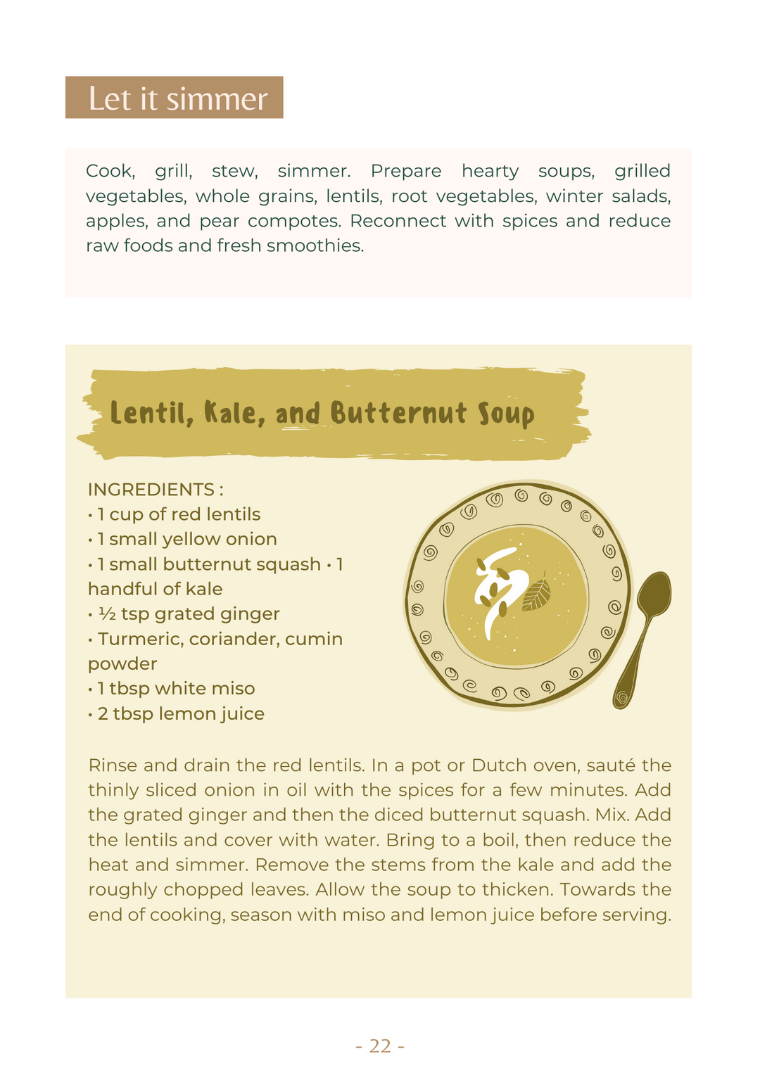 lentil soup receipe