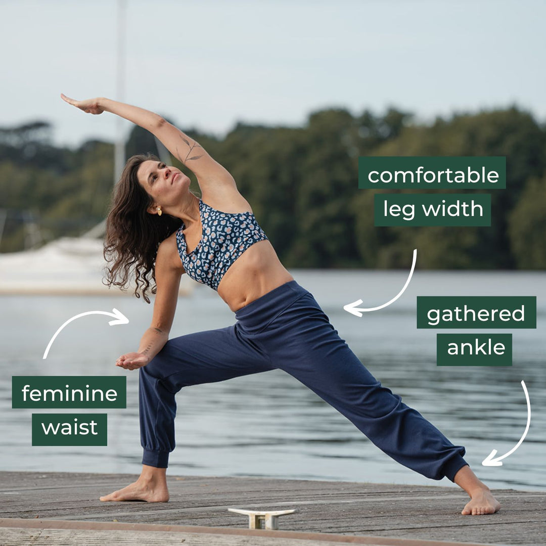 sarouel yoga pants organic coton specificity