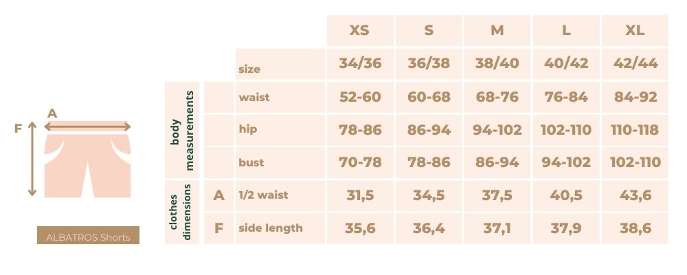 size_guide_albatros_pajama_shorts