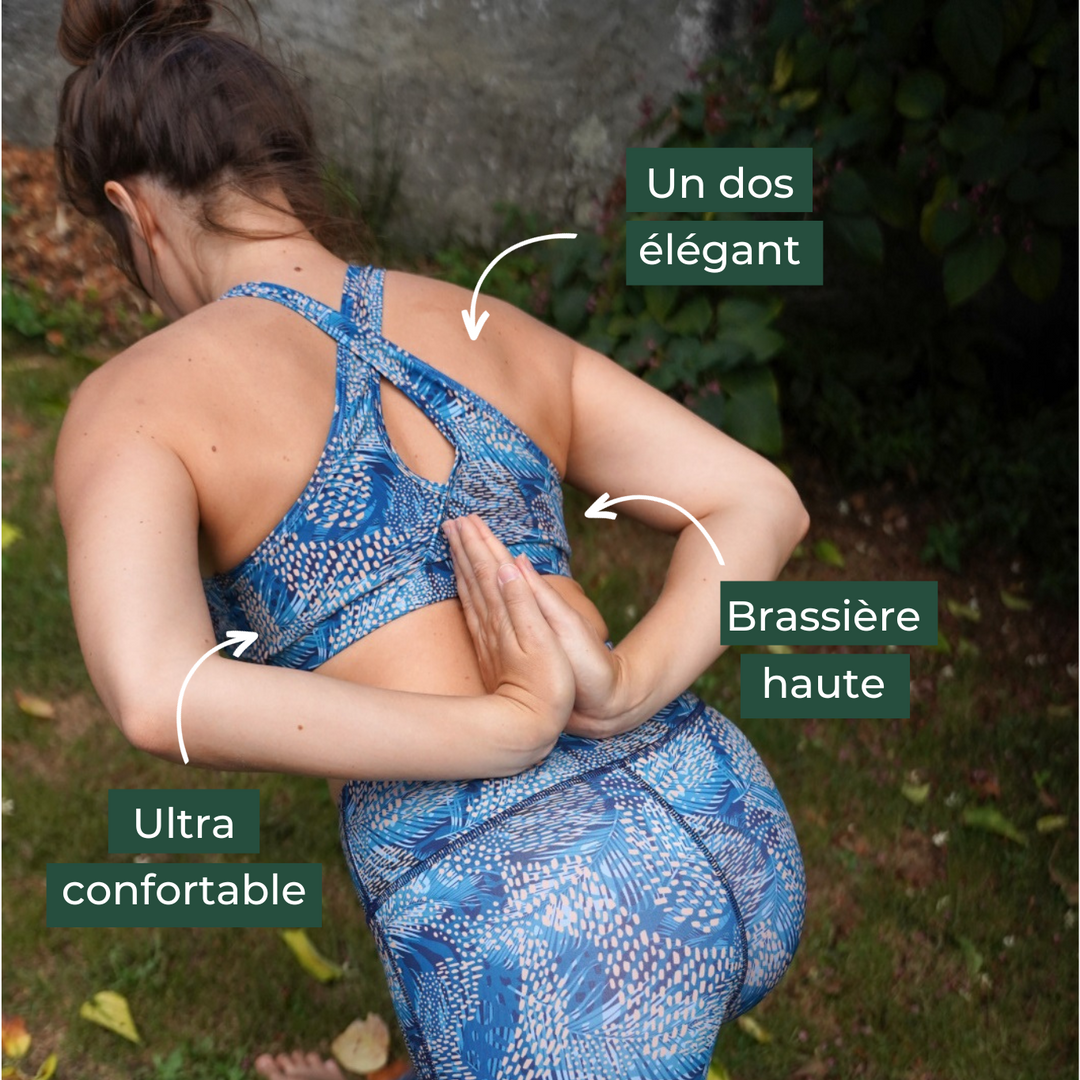 spécificités brassière yoga fitness mésange
