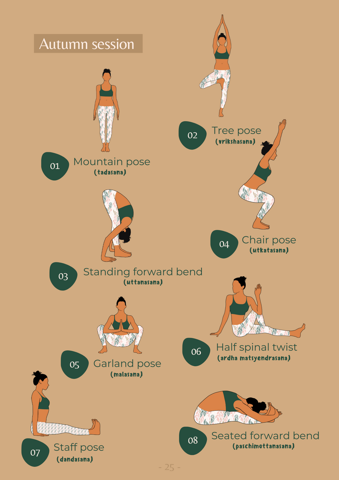 yoga session for automn