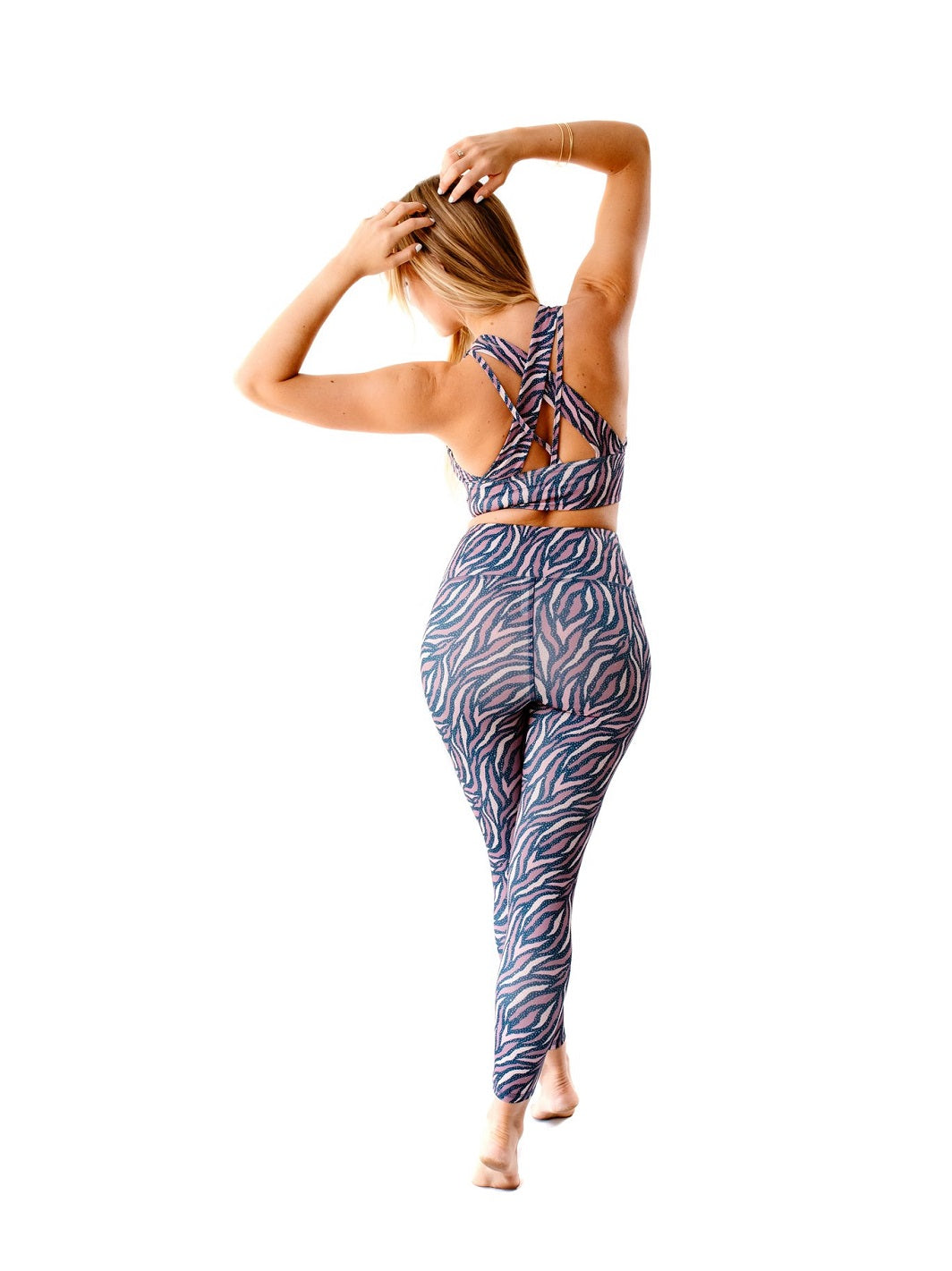 YOGA BRA GÉLINOTTE Zebra Print