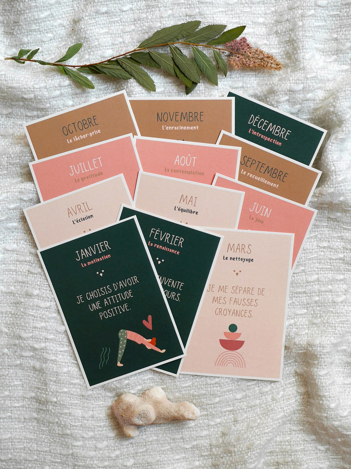 jeu de cartes affirmations positives