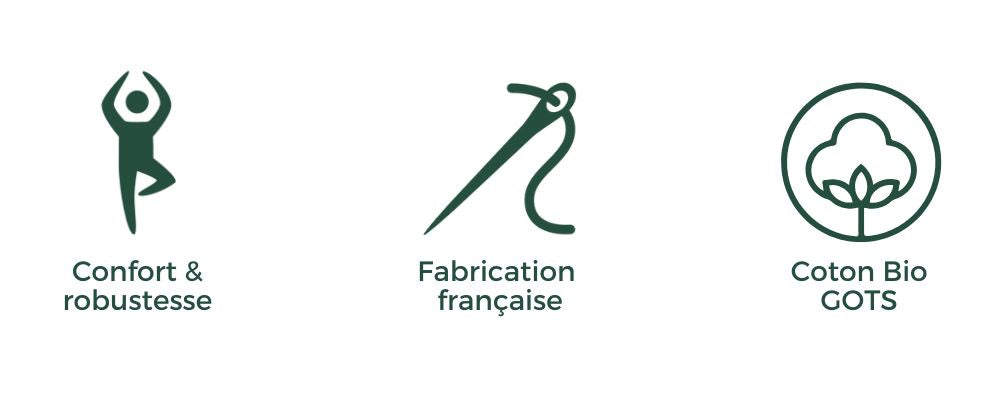 badge qualité activewear coton bio