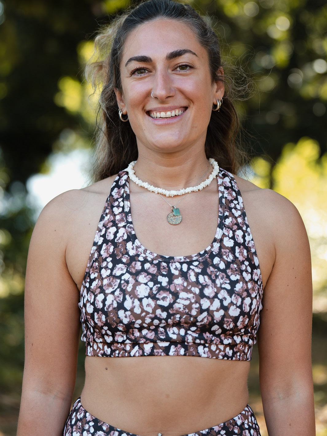 brassière yoga ecoresponsable colibri flow fauve