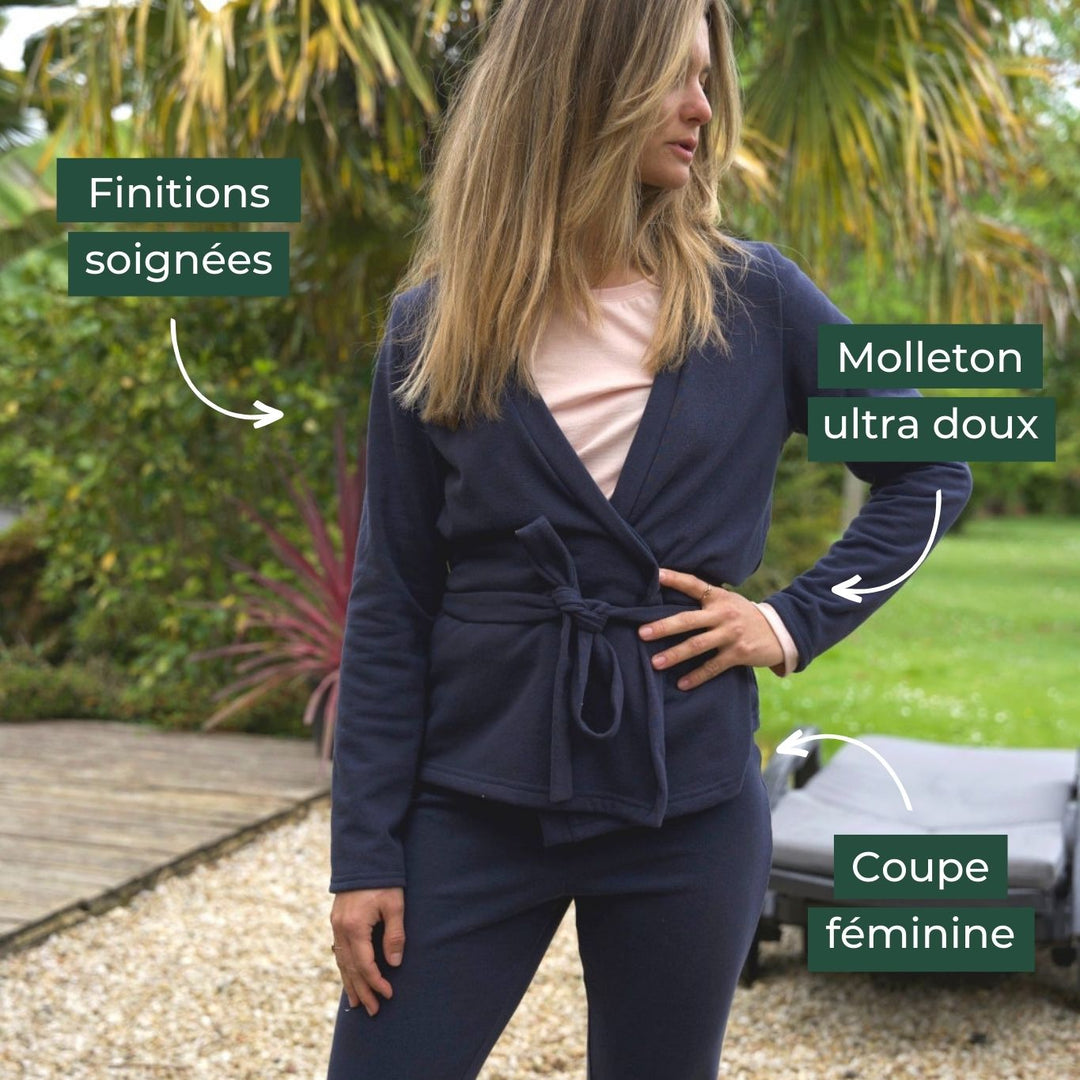 ensemble pantalon et kimono unis spécificités