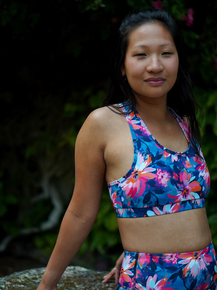brassière yoga ecoresponsable et made in france mesange jaïpur fiesta 