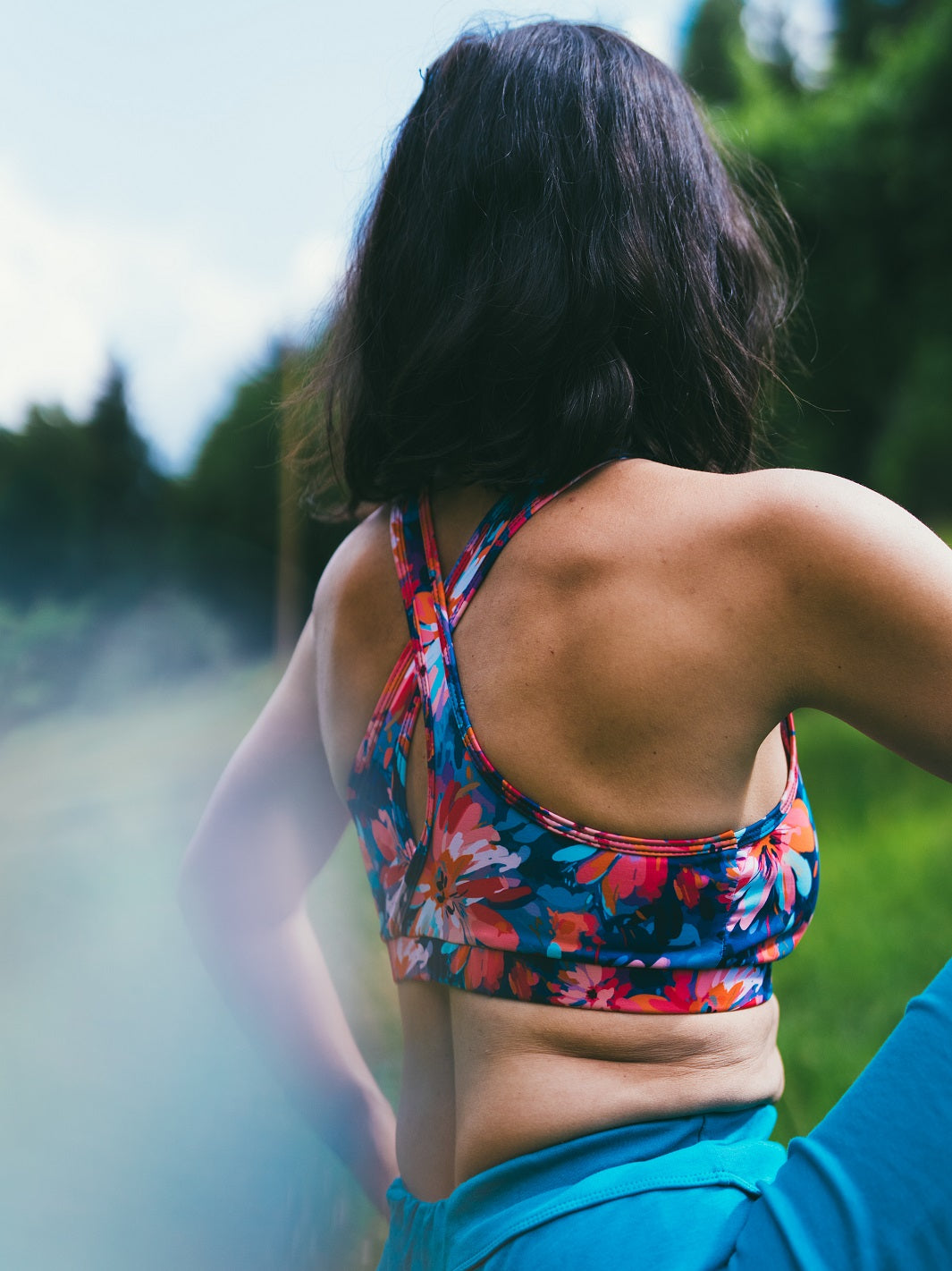 brassière yoga ecoresponsable et made in france mesange jaïpur fiesta 