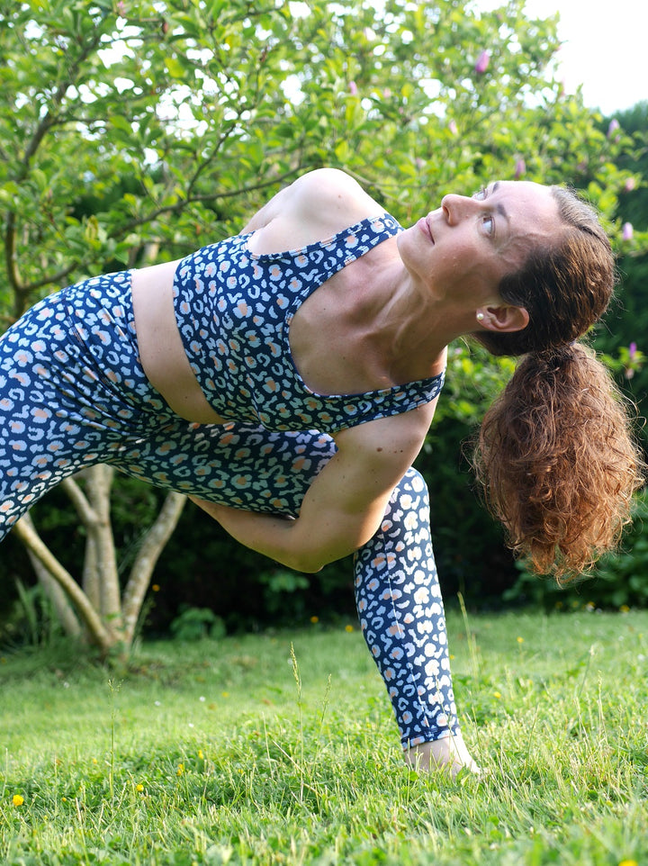 brassière mesange panthere bleue ecoresponsable et made in france