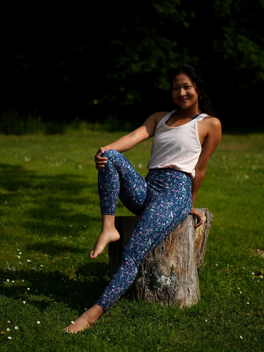 debardeur yoga sibia rose ecoresponsable et made in france