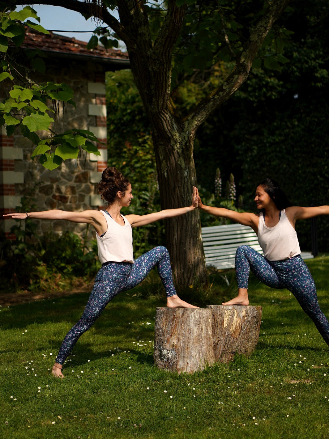 debardeur yoga sibia rose ecoresponsable et made in france