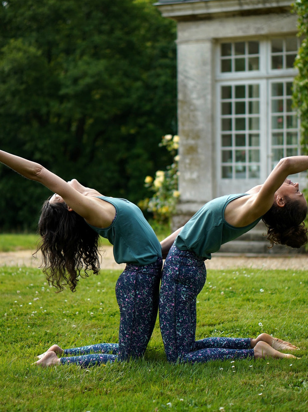 debardeur yoga sibia vert ecoresponsable et made in france