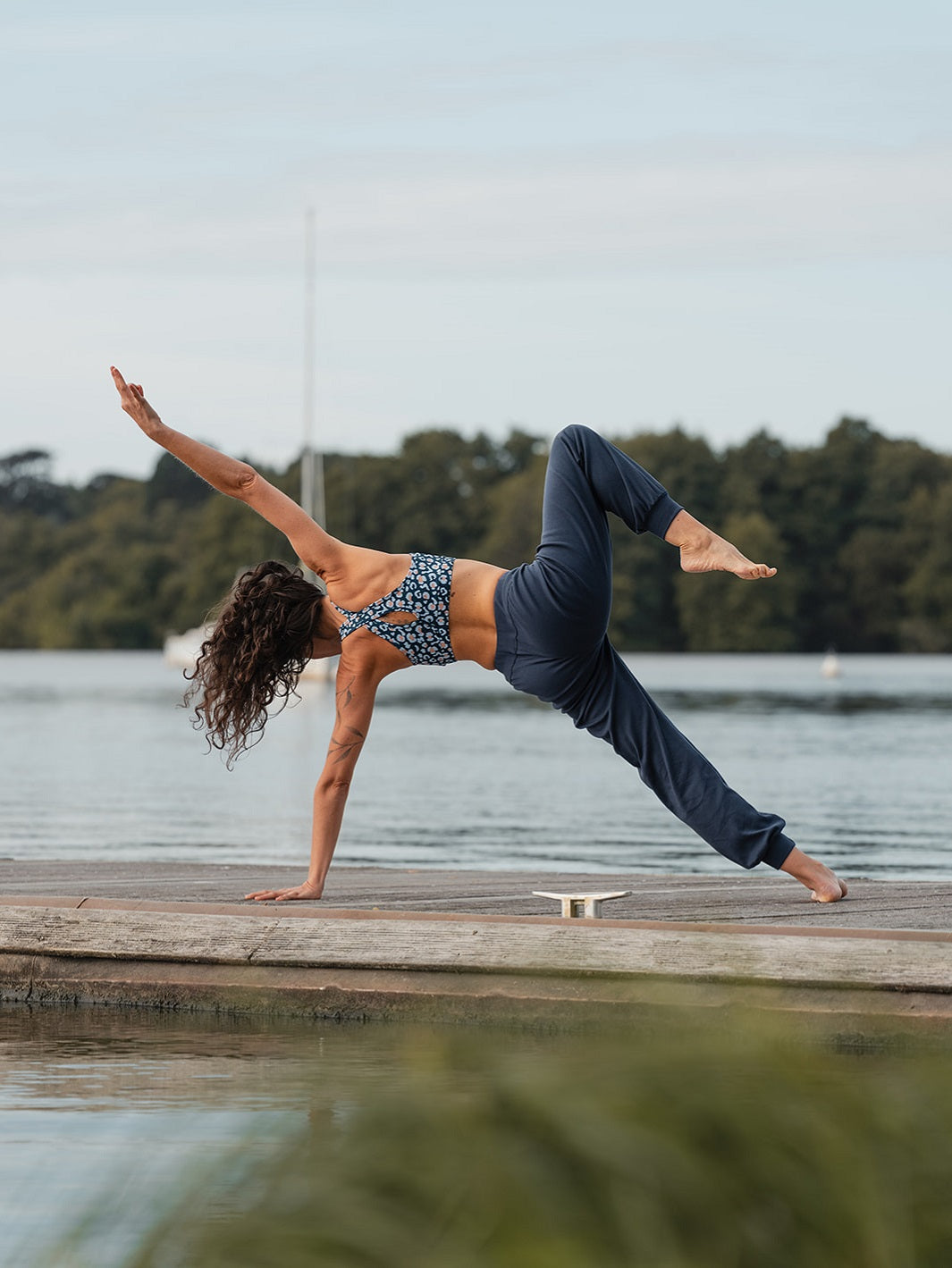 sarouel de yoga hirondelle coton biologique