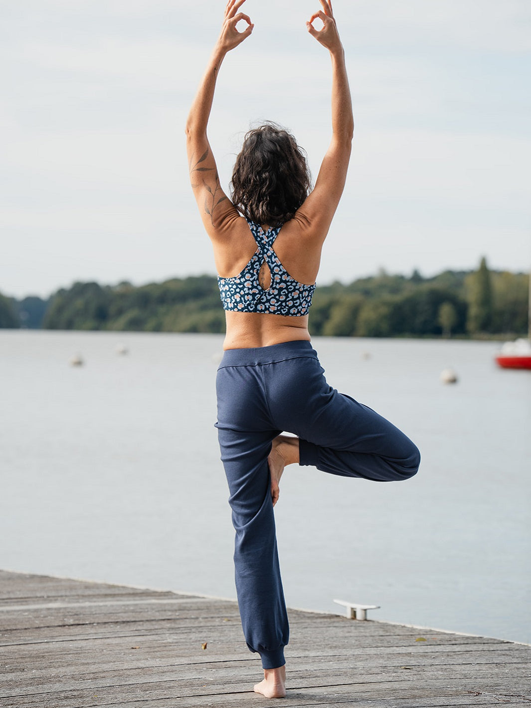 sarouel de yoga hirondelle coton biologique