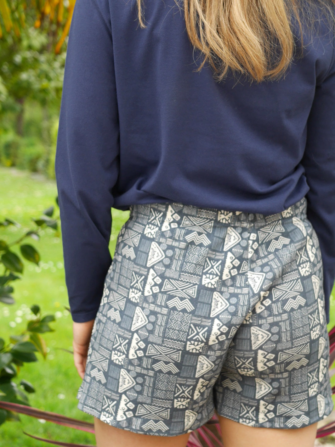 ALBATROS Pajama Shorts Ethnic Tribe Print