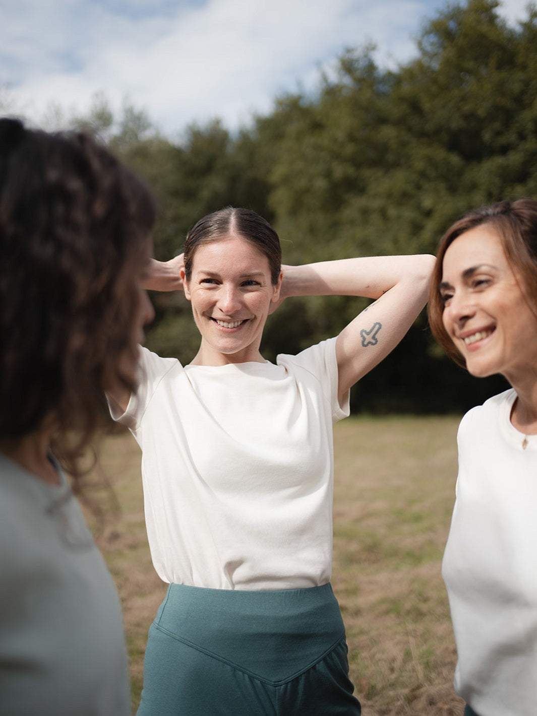 t-shirt pelican crème bio 