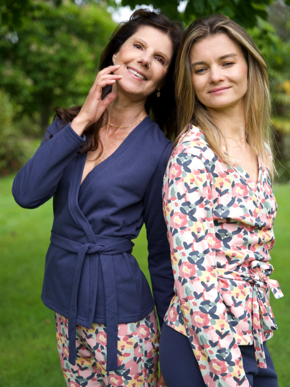 kimono pyjama made in france ecoresponsable sitelle bleu marine