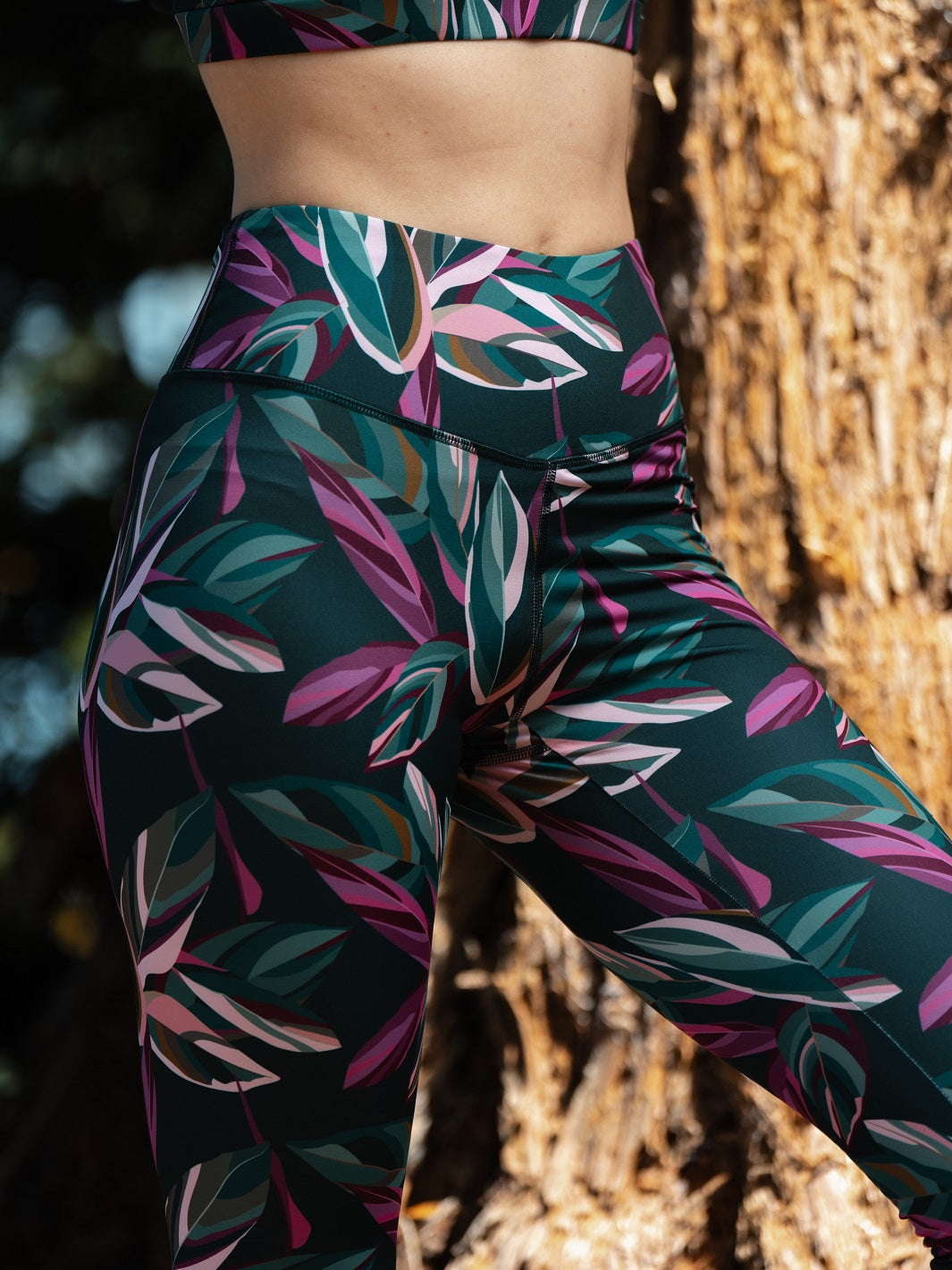 legging yoga ecoresponsable colibri flow canopée