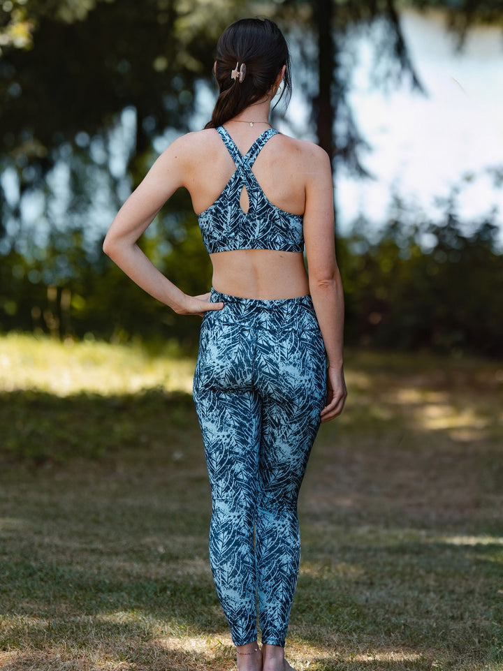 legging yoga ecoresponsable colibri flow sillage 