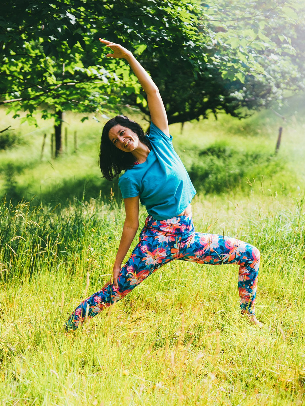 legging yoga femme écoresponsable motif jaïpur joy