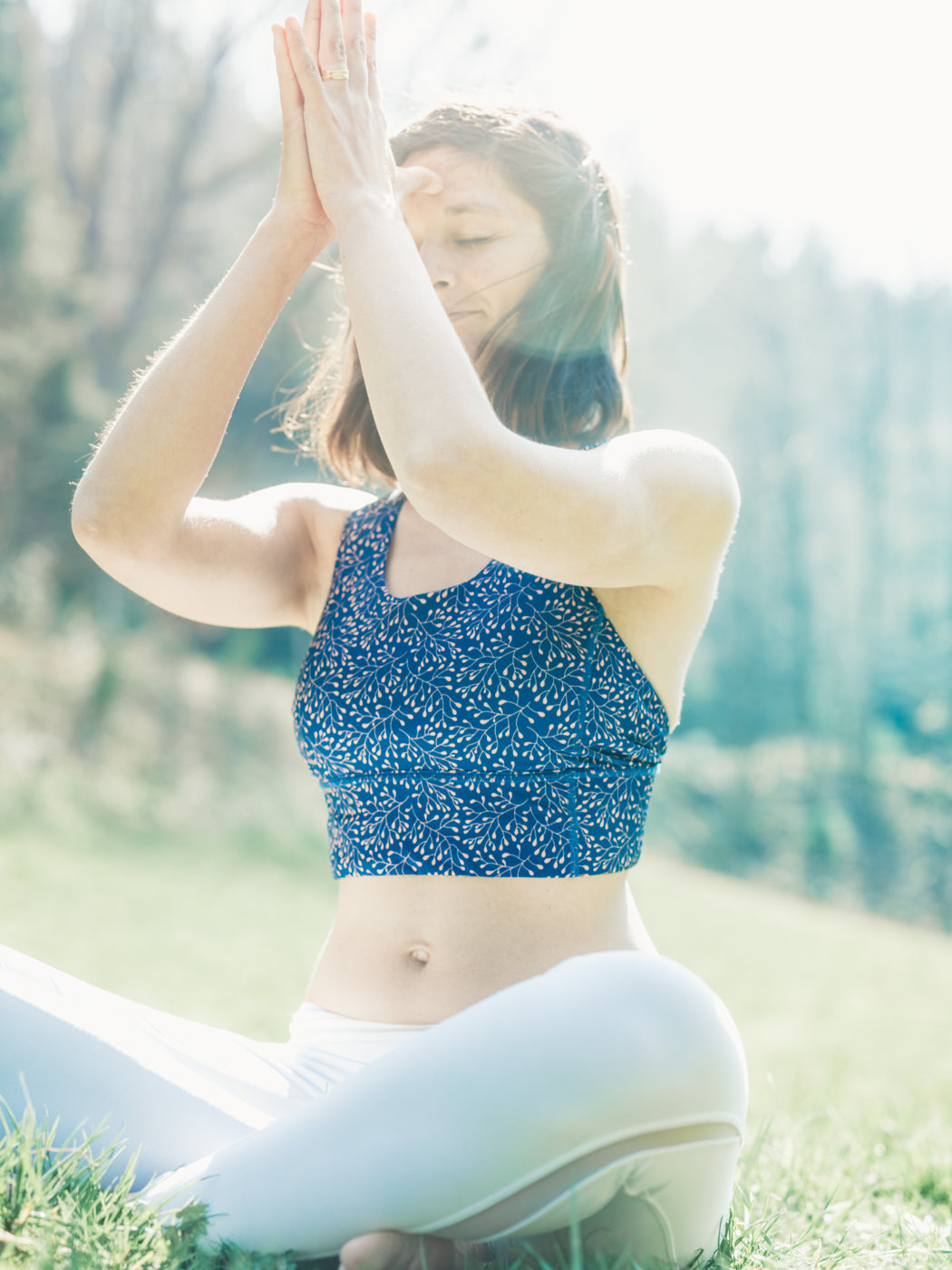 Brassière GÉLINOTTE motif fleuri x Ariane Yoga Coaching