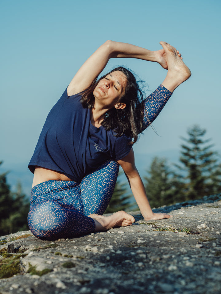 Legging COLIBRI motif fleuri x Ariane Yoga Coaching