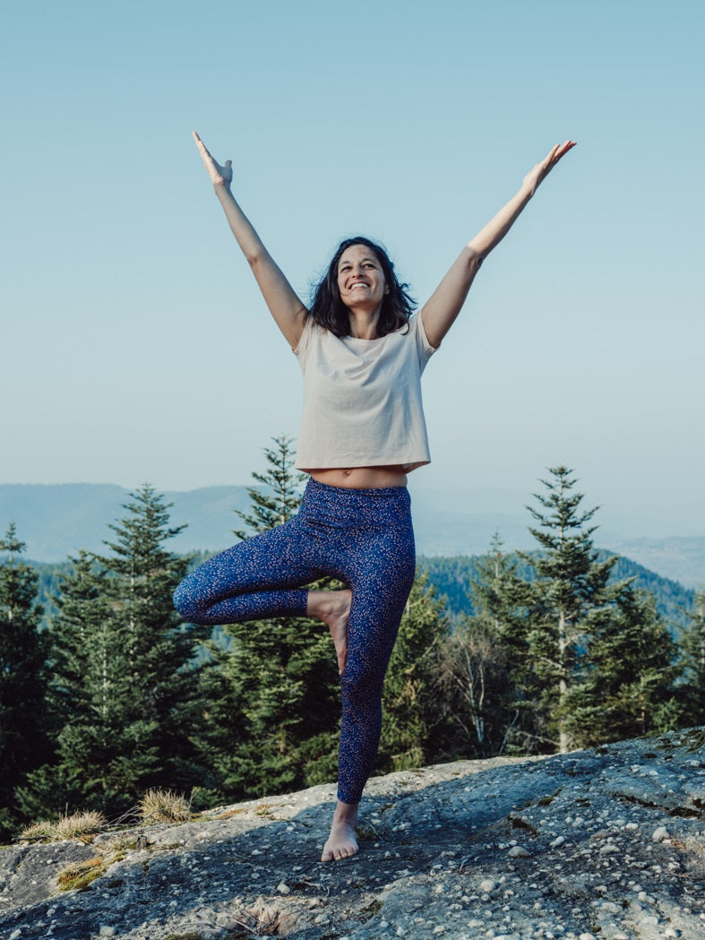 Legging COLIBRI Motif Fleuri x Ariane Yoga Coaching
